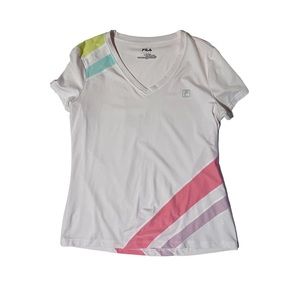 🤍💗Fila Sport Short Sleeve Tee Sz L💗🤍